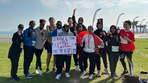 Hundreds of women from across the country participated in the ladies-only Golden Race on the International Women’s Day