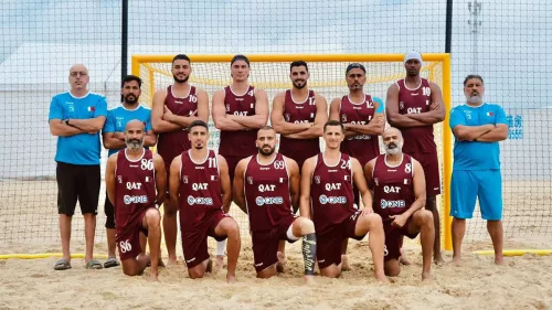 Qatar beach handball team confirms their place in next year's World Games