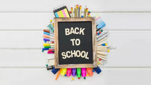 Malls, shopping centres and stationery shops are offering back-to-school promotions 