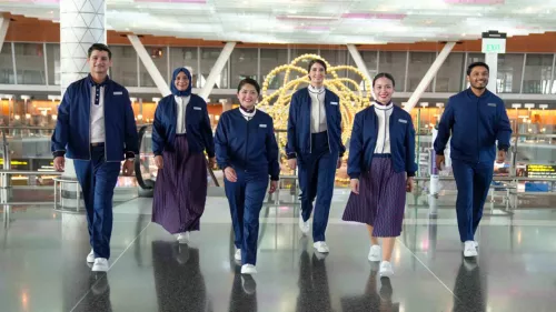 Hamad International Airport unveiled its new uniform for customer service team