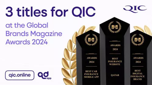 Qatar Insurance Company received three titles at Global Brands Magazine Awards 2024